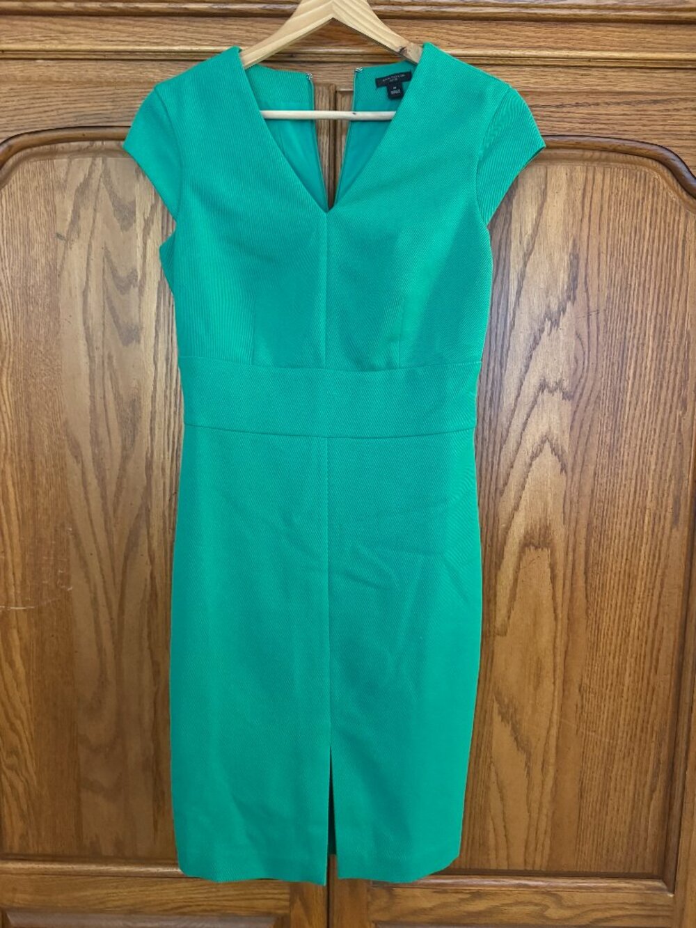 Ann Taylor Green Sheath Dress